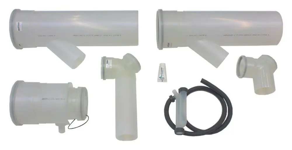 Vaillant Komponenten aus Kunststoff, einschließlich Rohre und Verbindungsstücke, für Heizungs- und Energietechnikanwendungen.